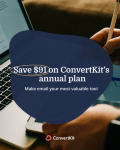 Convertkit black friday deal
